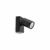 Luminaires Ideallux Appliques|Applique murale Ideallux RUDY Noir, 1 lumière