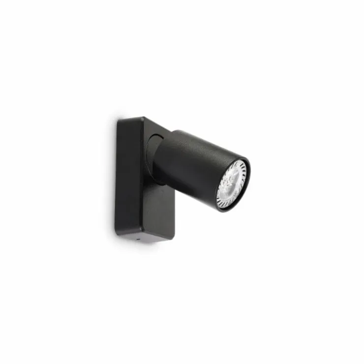 Luminaires Ideallux Appliques|Applique murale Ideallux RUDY Noir, 1 lumière