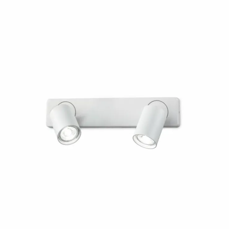 Luminaires Ideallux Appliques|Applique murale Ideallux RUDY Blanc, 2 lumières