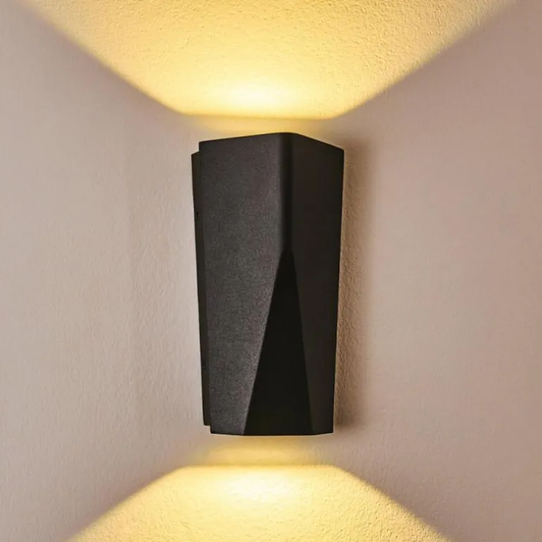 Applique murale Ingvar LED Anthracite, 2 lumières