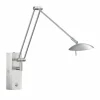 Luminaires Knapstein Appliques|Applique murale Knapstein LED Nickel mat, 2 lumières