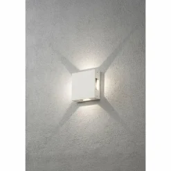 Applique murale Konstsmide Cremona LED Blanc, 4 lumières