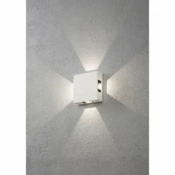 Applique murale Konstsmide Cremona LED Blanc, 4 lumières