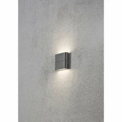 Applique murale Konstsmide Chieri LED Anthracite, 2 lumières