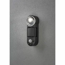 Applique murale Konstsmide Prato LED Blanc, 1 lumière, Détecteur de mouvement