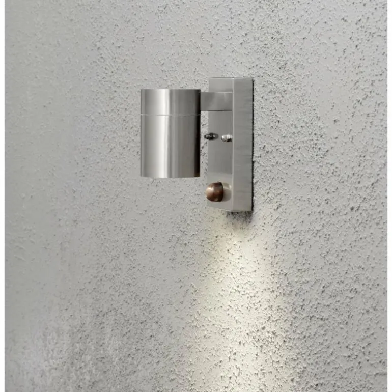 Applique murale Konstsmide Modena Acier inoxydable, 1 lumière, Détecteur de mouvement