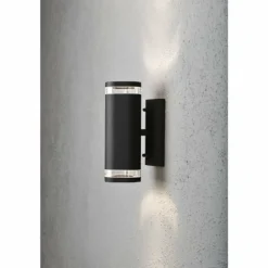 Applique murale Konstsmide Modena Noir, 2 lumières