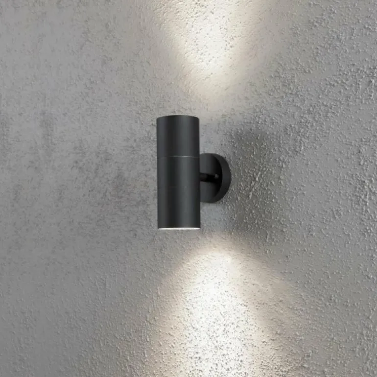 Applique murale Konstsmide Modena Noir, 2 lumières