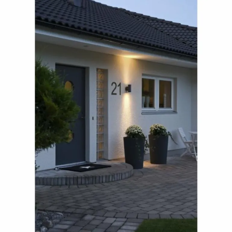 Applique murale Konstsmide Modena Noir, 2 lumières
