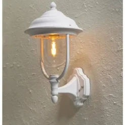 Applique murale Konstsmide Parma Blanc, 1 lumière