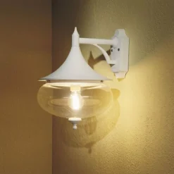 Applique murale Konstsmide Libra Blanc, 1 lumière