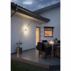 Applique murale Konstsmide Monza LED Aluminium, 1 lumière