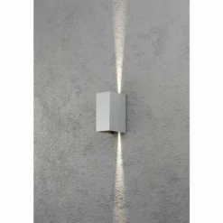 Applique murale Konstsmide Cremona LED Gris, 2 lumières