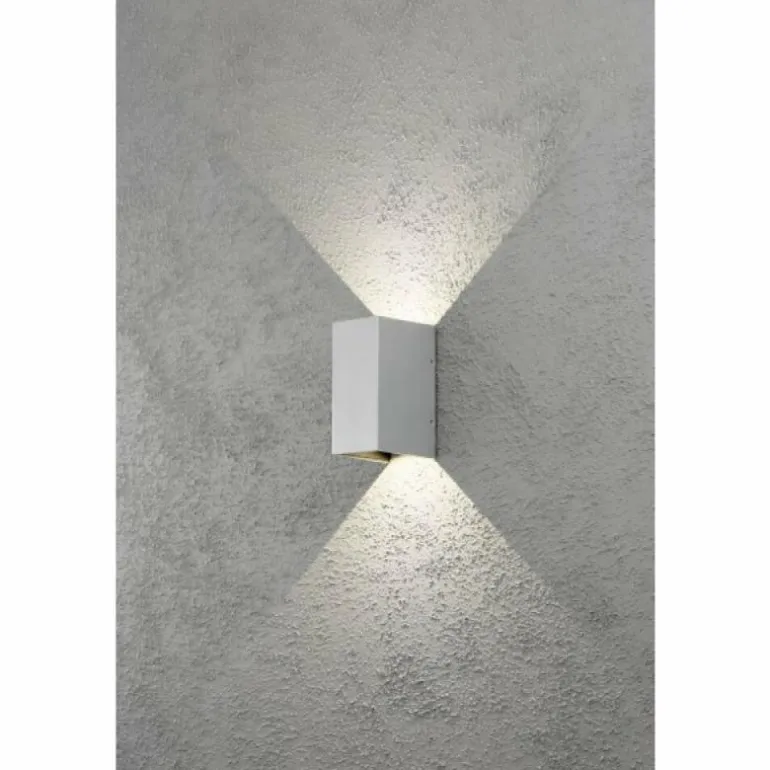 Applique murale Konstsmide Cremona LED Gris, 2 lumières