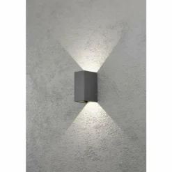 Applique murale Konstsmide Cremona LED Anthracite, 2 lumières