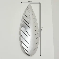 Luminaires Holländer Appliques|Applique murale Krokom Argenté, 2 lumières