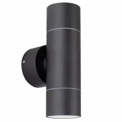 Applique murale KS Verlichting Ray Noir, 2 lumières