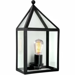 Applique murale KS Verlichting Laren Noir, 1 lumière