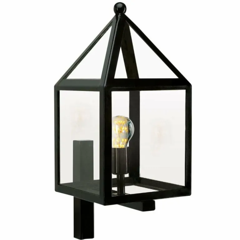 Applique murale KS Verlichting Leusden Noir, 1 lumière