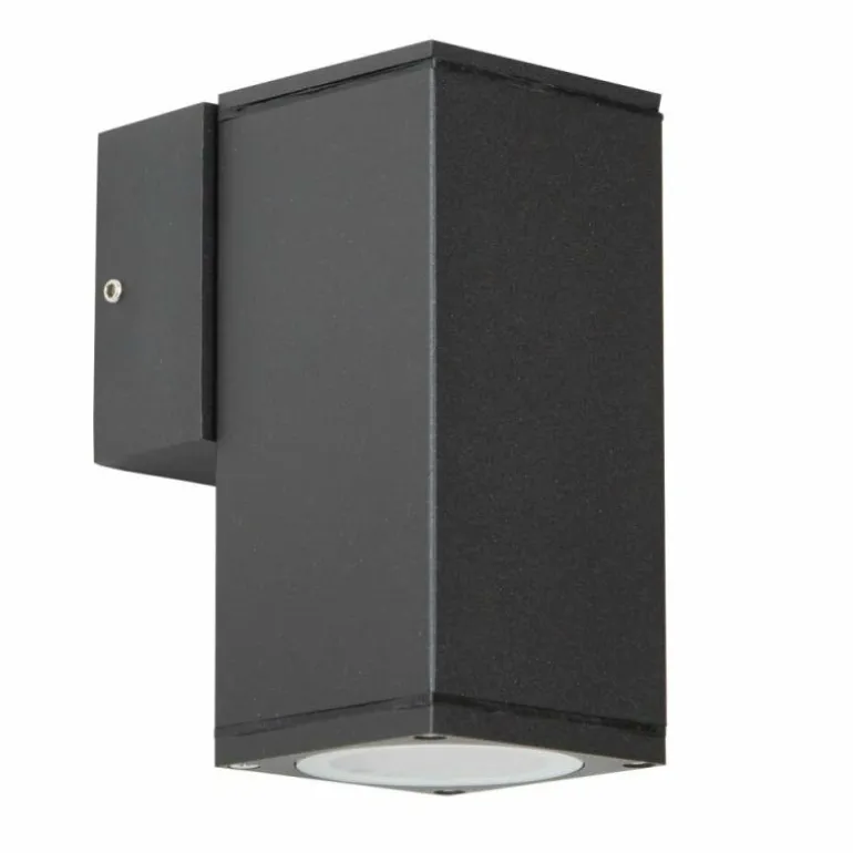 Applique murale KS Verlichting Kelvin Noir, 1 lumière
