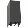 Applique murale KS Verlichting Channel LED Anthracite, 2 lumières