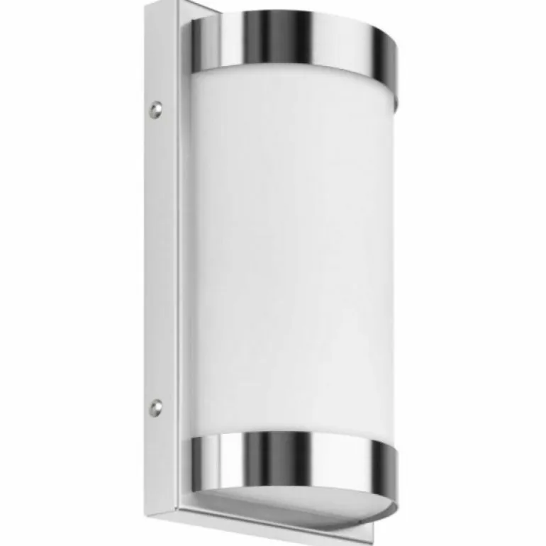 Applique murale LCD Esens LED Acier inoxydable, 1 lumière, Détecteur de mouvement