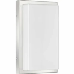 Applique murale LCD Falkensee Acier inoxydable, 1 lumière