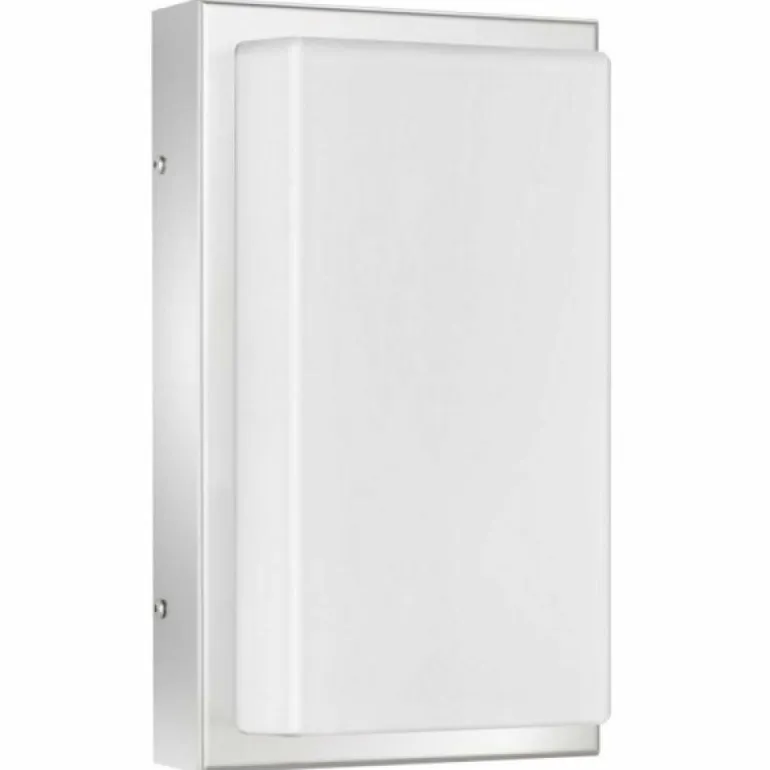Applique murale LCD Falkensee Acier inoxydable, 1 lumière, Détecteur de mouvement