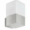Applique murale LCD Falkenstein Acier inoxydable, 1 lumière
