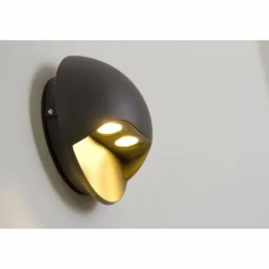 Applique murale LED d'extérieur Globo ELARA Gris, 2 lumières