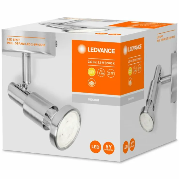 Luminaires Ledvance Éclairage Led|Applique murale LEDVANCE SPOT Argenté, 1 lumière