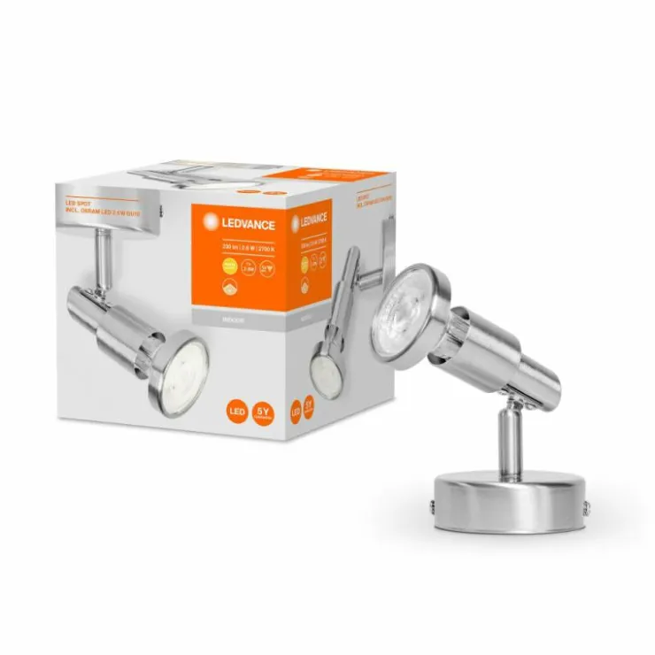 Luminaires Ledvance Éclairage Led|Applique murale LEDVANCE SPOT Argenté, 1 lumière