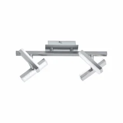 Luminaires Leuchten Direkt Éclairage Led|Applique murale Leuchten Direkt Rico LED Nickel mat, 4 lumières