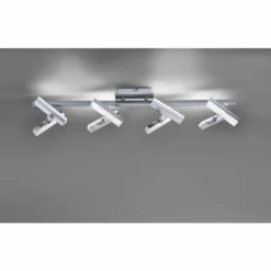 Luminaires Leuchten Direkt Éclairage Led|Applique murale Leuchten Direkt Rico LED Nickel mat, 8 lumières