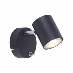 Luminaires Leuchten Direkt Éclairage Led|Applique murale Leuchten Direkt TARIK LED Noir, 1 lumière