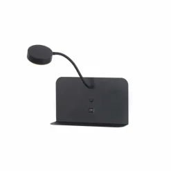 Luminaires Leuchten Direkt Éclairage Led|Applique murale Leuchten-Direkt BOARD LED Noir, 1 lumière