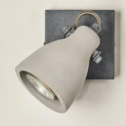 hofstein Appliques|Applique murale Lomma Gris, 1 lumière