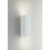 Luce Design Appliques|Applique murale Foster peut être peint avec de la peinture ordinaire, Blanc, 2 lumières