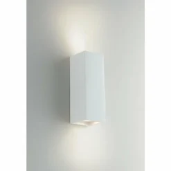Luce Design Appliques|Applique murale Foster peut être peint avec de la peinture ordinaire, Blanc, 2 lumières