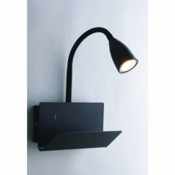 Luce Design Appliques|Applique murale Luce-Design Gulp Noir, 1 lumière