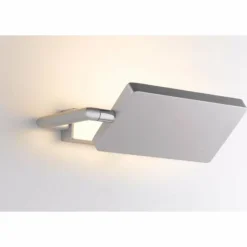 Luce Design Éclairage Led|Applique murale Luce-Design Book LED Argenté, 1 lumière