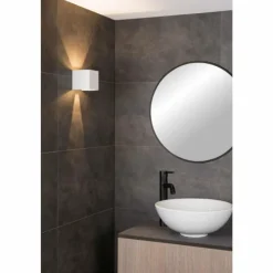 Luminaires Lucide Appliques|Applique murale Lucide AXI LED Blanc, 1 lumière