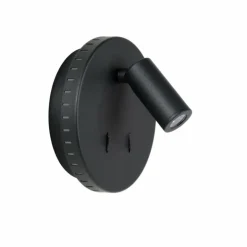 Luminaires Lucide Éclairage Led|Applique murale Lucide BENTJER LED Noir, 1 lumière