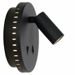 Luminaires Lucide Éclairage Led|Applique murale Lucide BENTJER LED Noir, 1 lumière