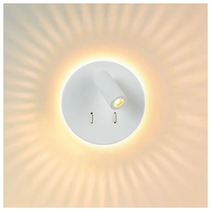 Luminaires Lucide Appliques|Applique murale Lucide BENTJER LED Blanc, 1 lumière