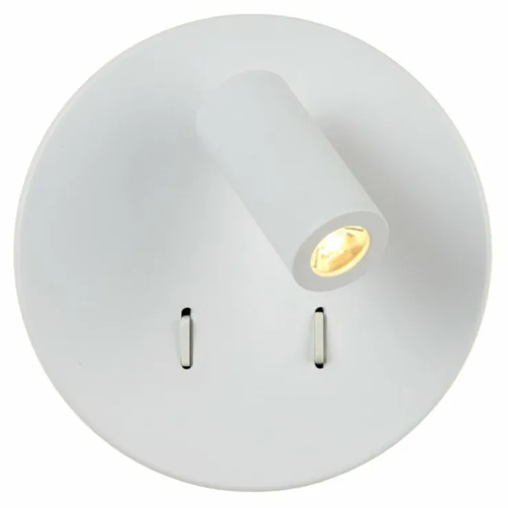 Luminaires Lucide Appliques|Applique murale Lucide BENTJER LED Blanc, 1 lumière