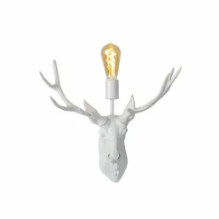 Luminaires Lucide Appliques|Applique murale Lucide CARIBOU Blanc, 1 lumière