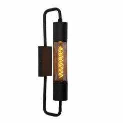 Luminaires Lucide Appliques|Applique murale Lucide CALIXT Noir, 1 lumière