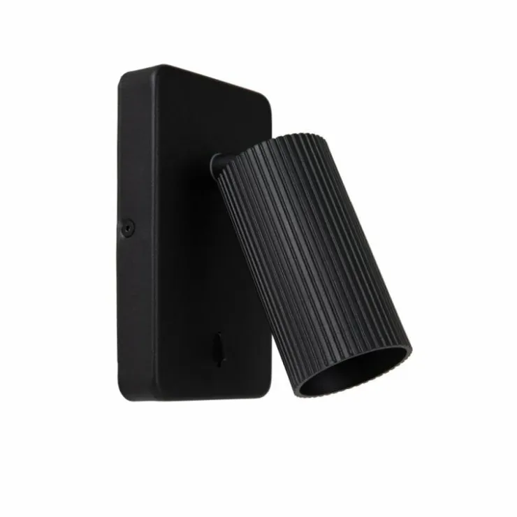 Luminaires Lucide Spots Et Projecteurs|Applique murale Lucide CLUBS Noir, 1 lumière