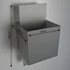 Luminaires Lucide Appliques|Applique murale Lucide CUBO Acier inoxydable, 1 lumière
